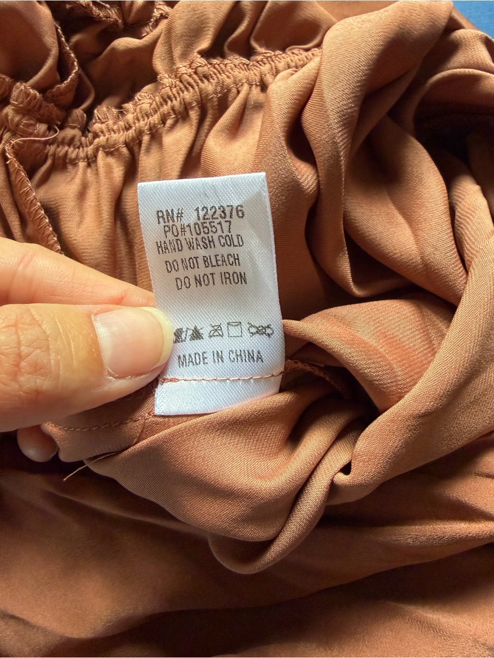 Mustard Seed Rust-Brown Wide Leg V-Neck Jumpsuit - Picture 12 of 12